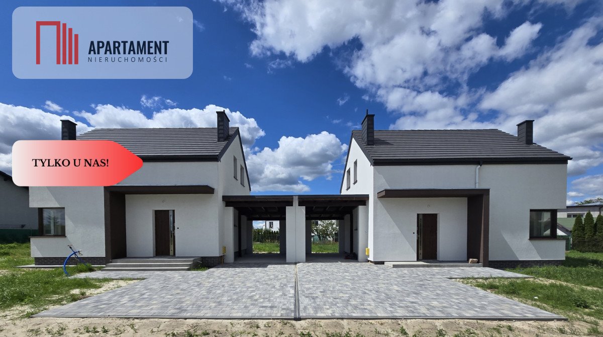 Na sprzedaż nowoczesny bliźniak z dużym ogrodem 650 m² w Szubinie Szubin  116m2 Foto 1