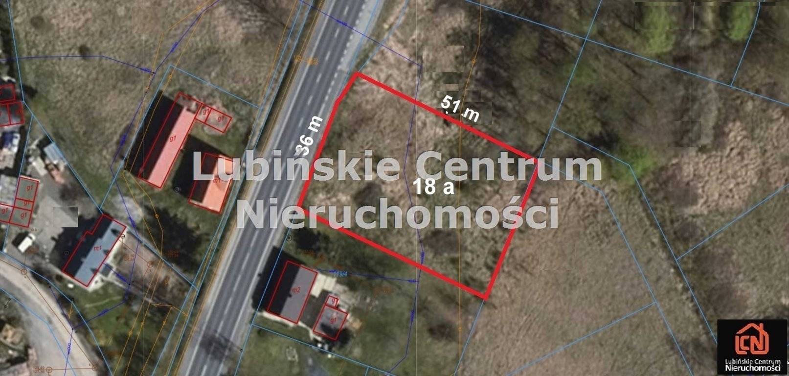 Działka budowlana 1800 m² z mediami i dobrym dojazdem Kochlice  1 800m2 Foto 1