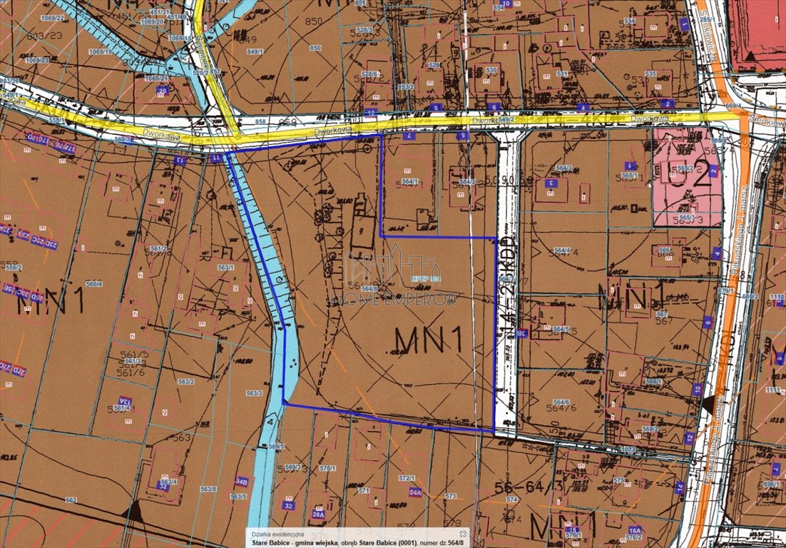 Działka budowlana na sprzedaż Stare Babice, Dworkowa  8 698m2 Foto 1