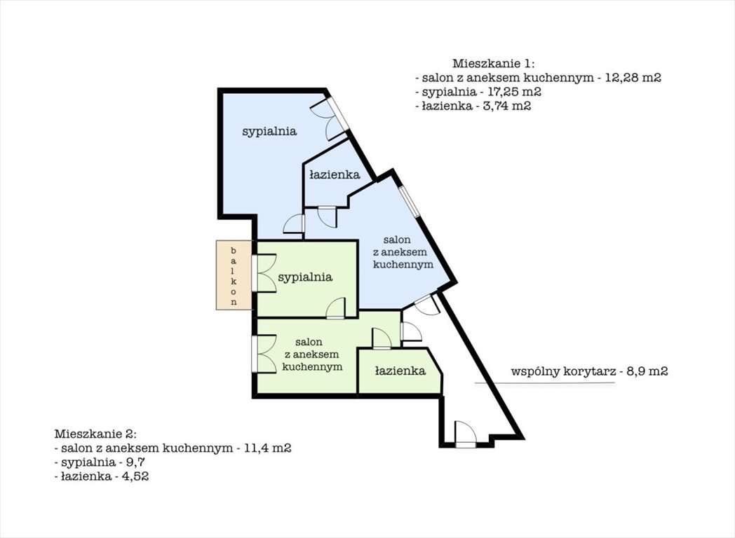 Mieszkanie czteropokojowe  na sprzedaż Kraków, Ruczaj, Pszczelna  68m2 Foto 10