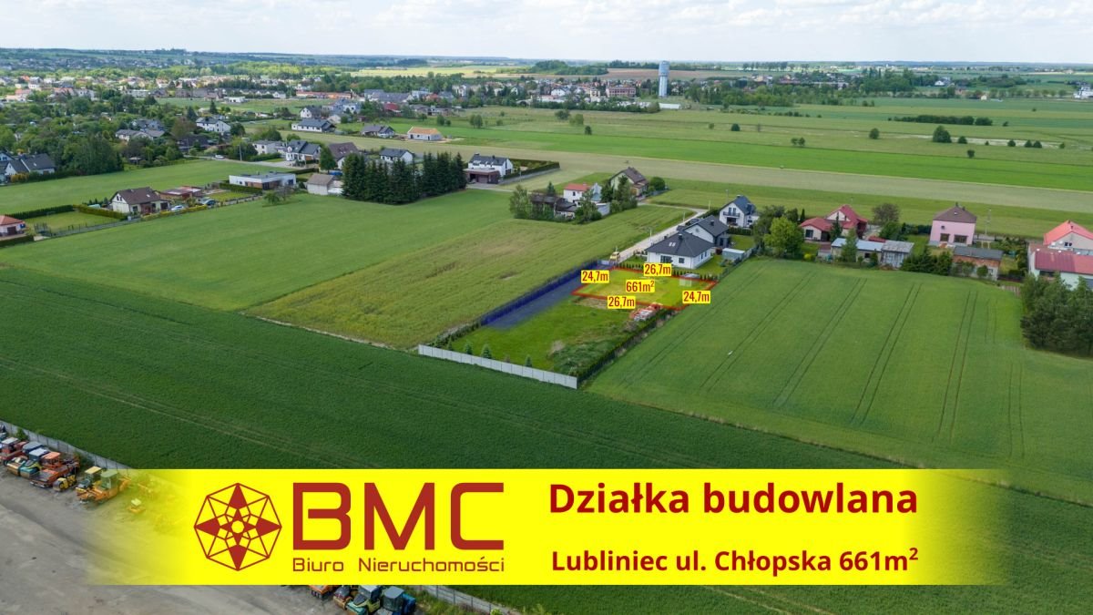 Działka budowlana na sprzedaż Lubliniec, Chłopska  661m2 Foto 1
