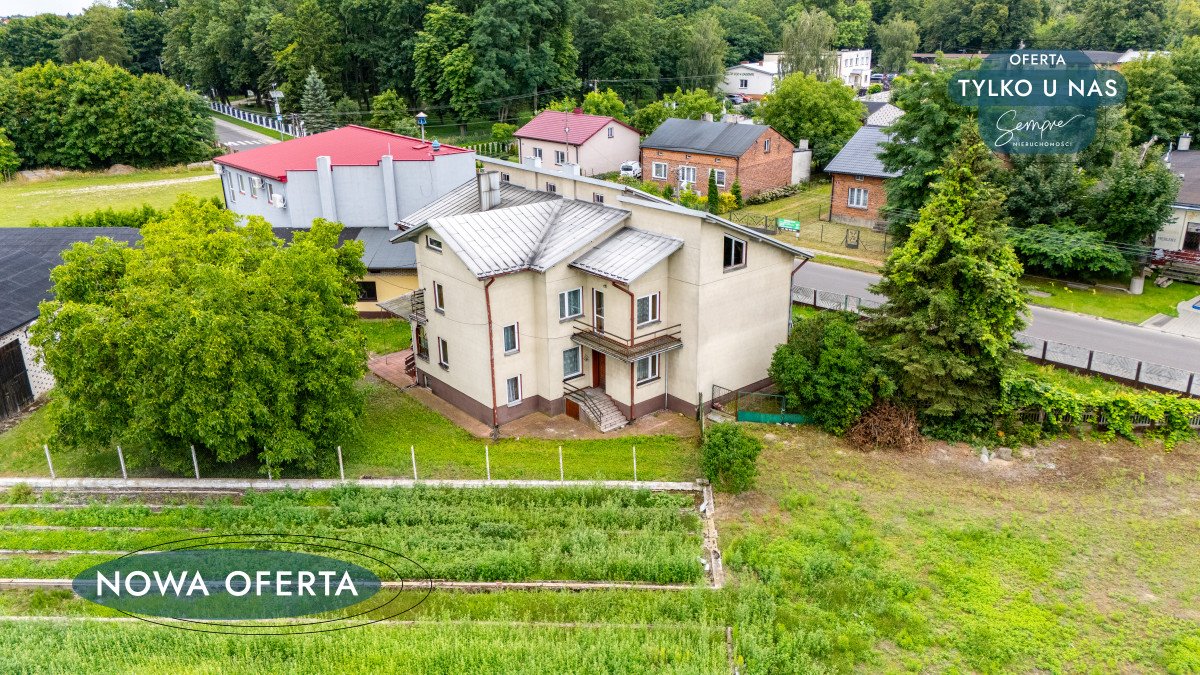 Solidny dom z potencjałem na dużej działce 69 arów Zadzim  182m2 Foto 1