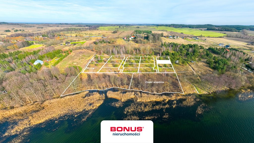 Działka nad jeziorem Lubie z MPZP, 726 m². Lubieszewo  726m2 Foto 1