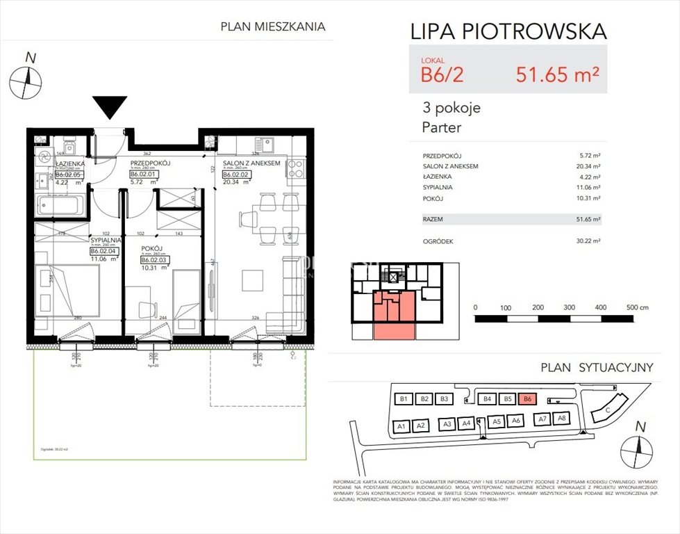 Mieszkanie trzypokojowe na sprzedaż Wrocław, Psie Pole, Lipa Piotrowska  52m2 Foto 2