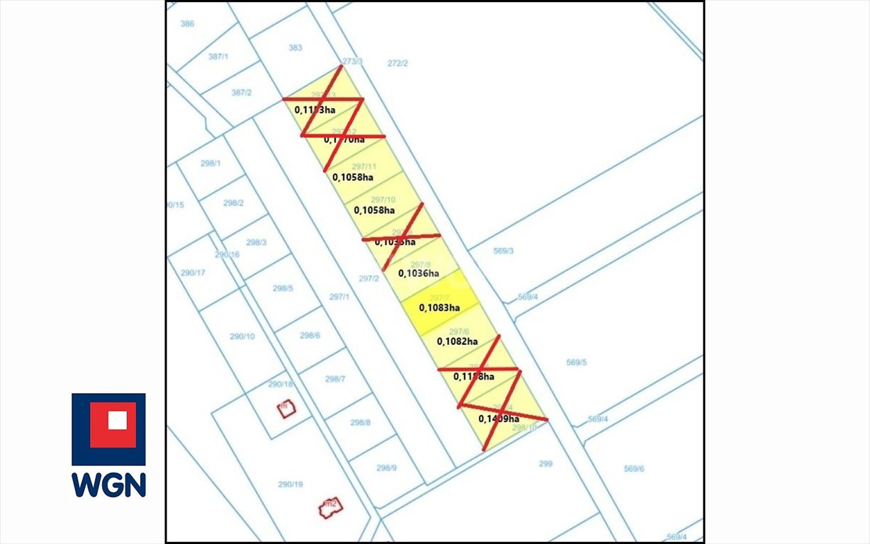 Działka budowlana 1035 m² pod zabudowę w Kobyla Górze zapraszam Kobyla Góra, Bierzów, Bierzów  1 083m2 Foto 1