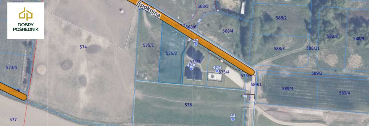 Działka 1158 m² pod dom i turystykę, Jantar Jantar, Spokojna  1 158m2 Foto 1