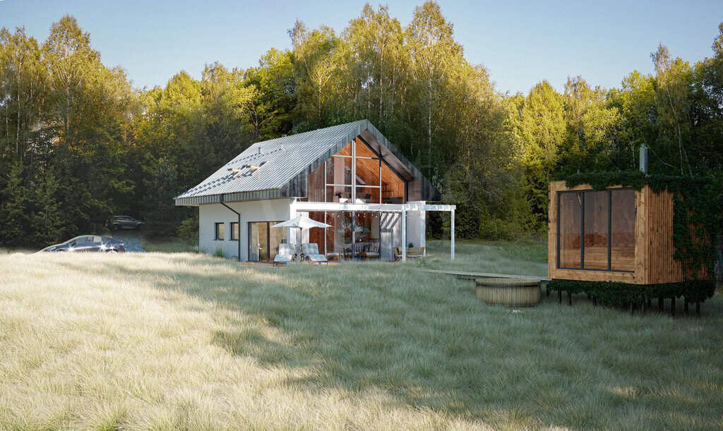 Działka nad jeziorem 7000 m² z projektem domu i prywatnością Chrztowo  7 000m2 Foto 1