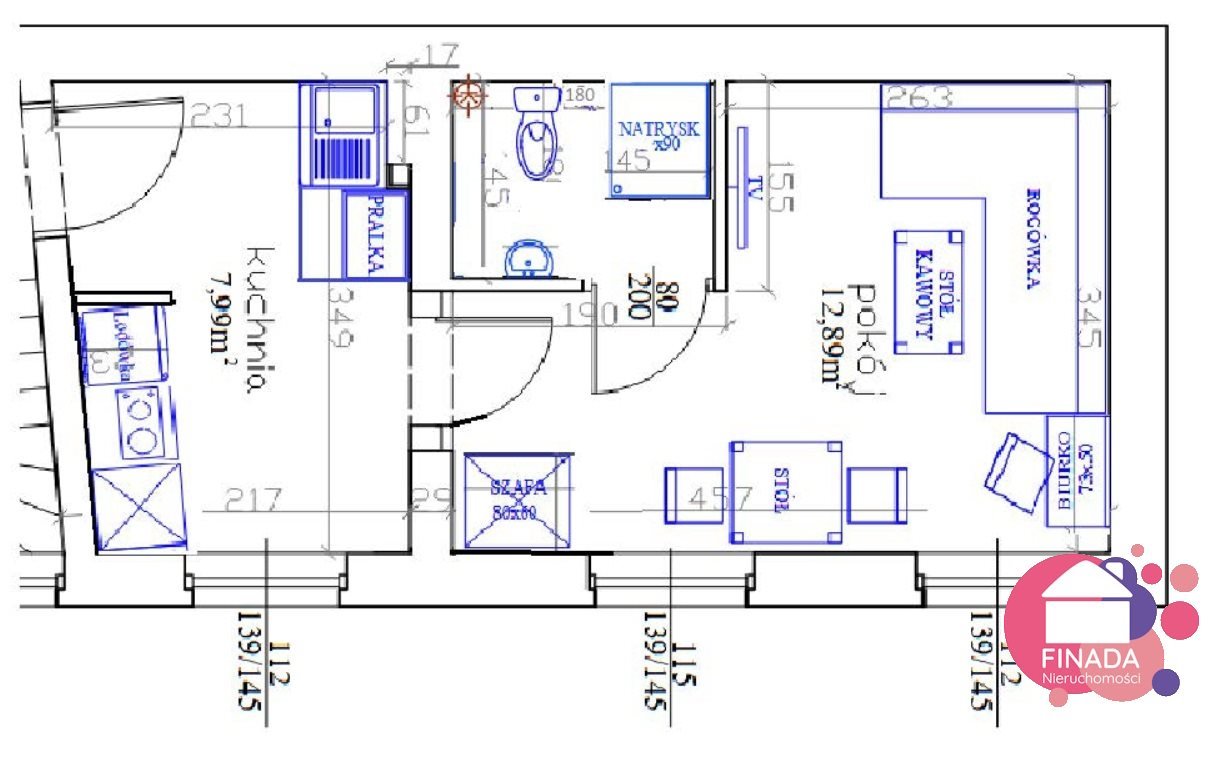 Mieszkanie dwupokojowe na sprzedaż Gliwice  30m2 Foto 11