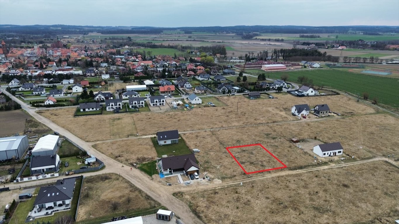 Działka z pozwoleniem na dom 162 m² w Prusicach Prusice, Klonowa  851m2 Foto 1