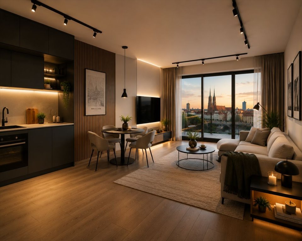 Nowoczesne studio 26,5 m² z wysokim sufitem i windą Wrocław, Stare Miasto, Stawowa  27m2 Foto 1