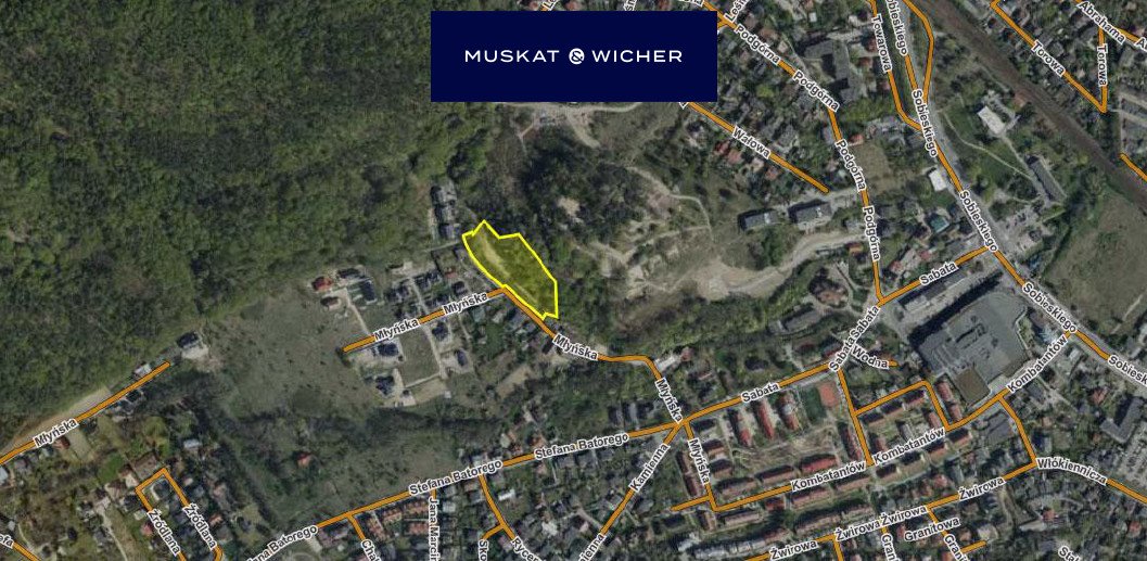 Działka inwestycyjna 6817 m² w Rumii (widok na park): Rumia Zagórze: Młyńska
