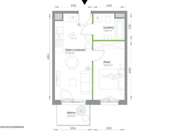 Polecam nowoczesne 37 m² w inwestycji od dewelopera bez PCC Warszawa, Włochy, al. Krakowska  37m2 Foto 1