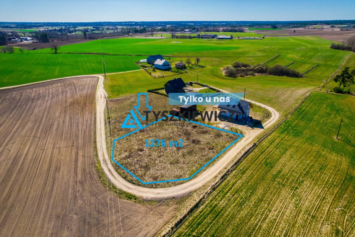 Działka budowlana 1276 m² z widokiem na jezioro Raduń Raduń  1 276m2 Foto 1