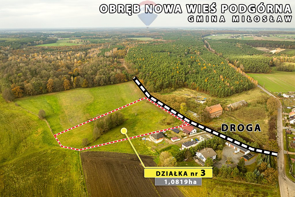 Działka budowlana na sprzedaż Nowa Wieś Podgórna  10 819m2 Foto 5