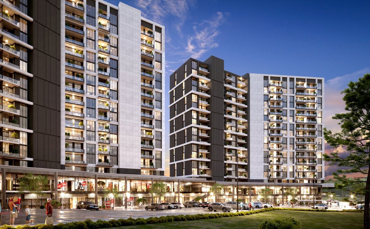 Eleganckie 79 m² z balkonem, basenem i ogrodem Turcja, Stambuł, Cevizli, Maltepe, Stambuł  92m2 Foto 1