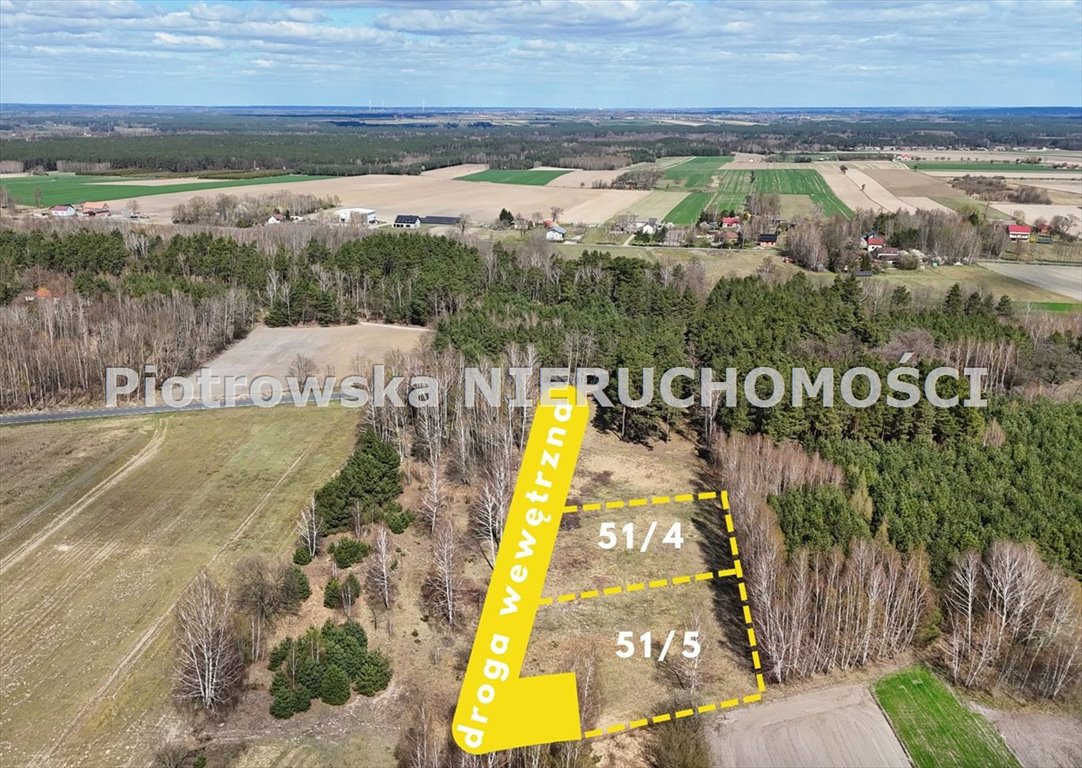 Działka budowlana 1223 m² w Mogilnie – idealna pod dom Warta, Mogilno  1 223m2 Foto 1