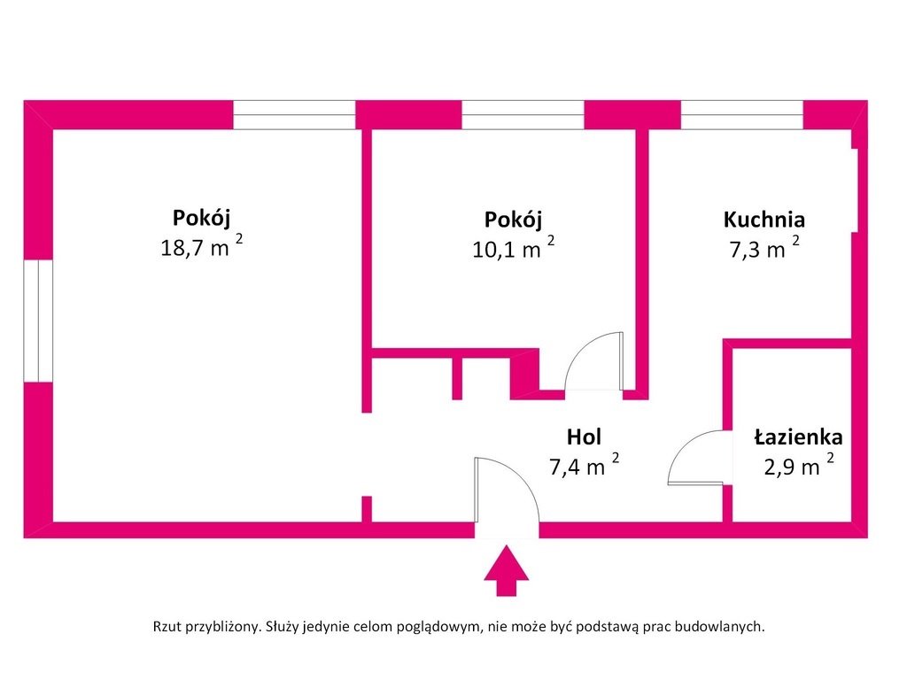 Mieszkanie dwupokojowe na sprzedaż Warszawa, Praga-Południe, Stanisława Żółkiewskiego  46m2 Foto 4