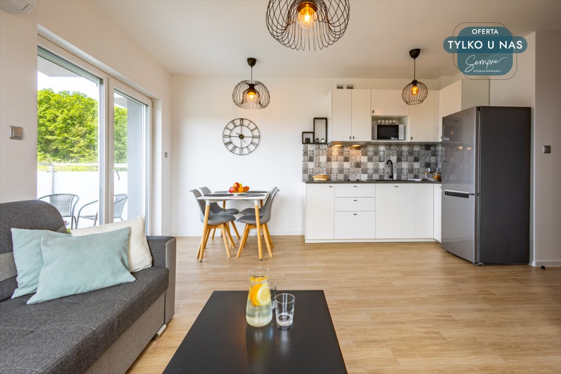 Nadmorski apartament z balkonem i piwnicą w Rusinowie Rusinowo  49m2 Foto 1