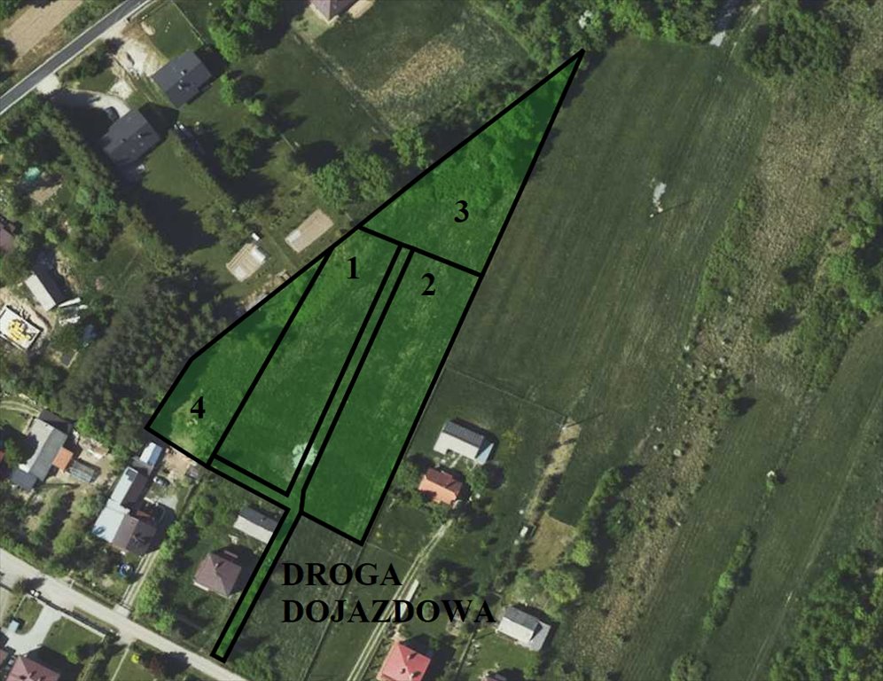 Działki rolne z możliwością budowy w Foluszu - 68,85a. Folusz  6 885m2 Foto 1