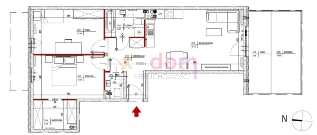 Mieszkanie trzypokojowe na sprzedaż Kielce, gen. Władysława Andersa  72m2 Foto 2