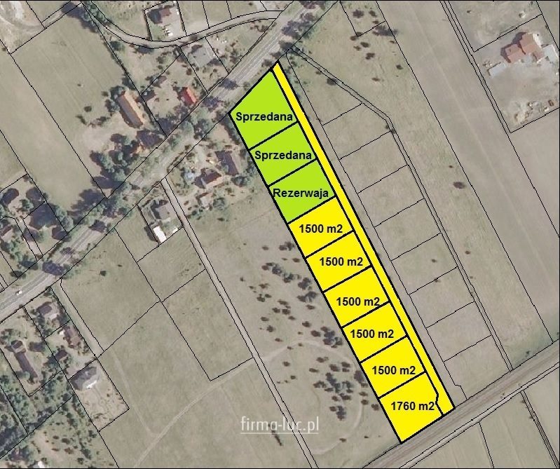 Działka rolna na sprzedaż Bogdaniec 1 500m2 Foto 1 Działka rolna na sprzedaż Bogdaniec 1 500m2 Foto 1