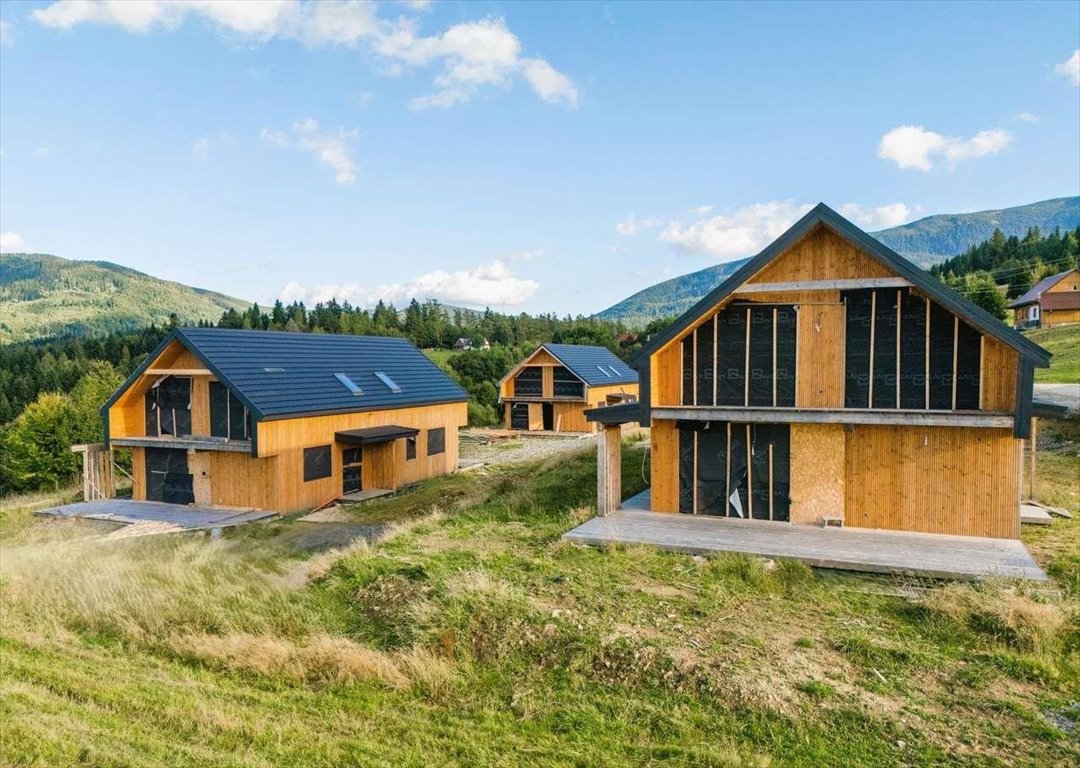 Dom w górach z tarasem i energooszczędnym standardem Zawoja, Ryżowana  142m2 Foto 1