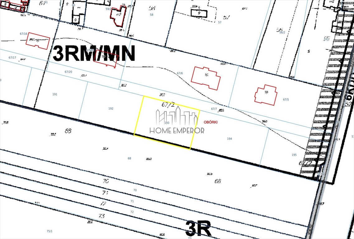 Działka 1500 m² z możliwością zabudowy mieszkaniowej i zagrodowej Obórki  1 500m2 Foto 1