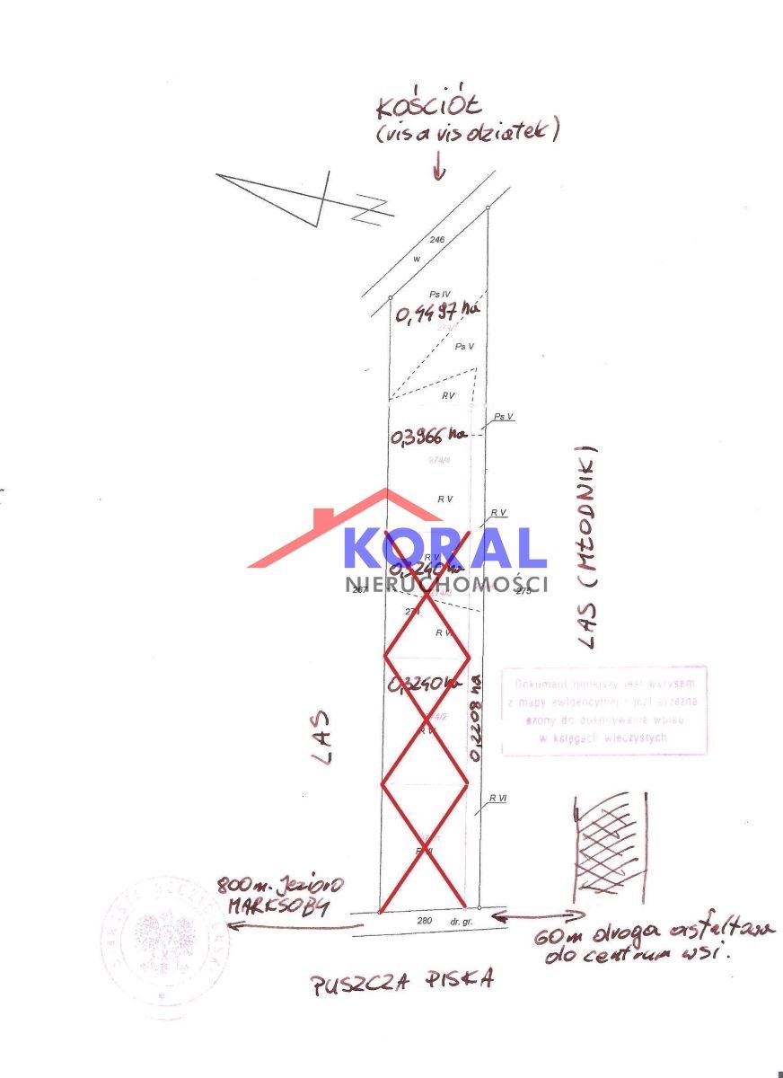 Działka rolna na sprzedaż Jerutki, Jerutki  3 240m2 Foto 2