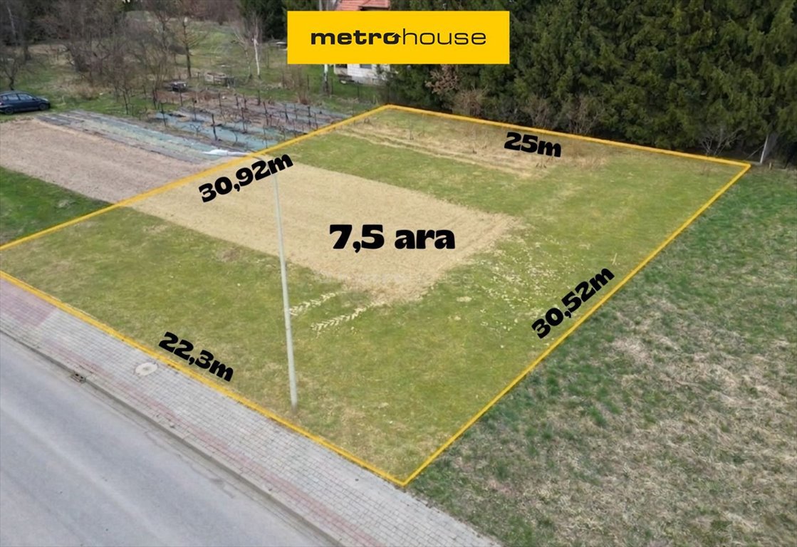 Działka budowlana 730 m² z mediami, pod inwestycję Krosno  730m2 Foto 1