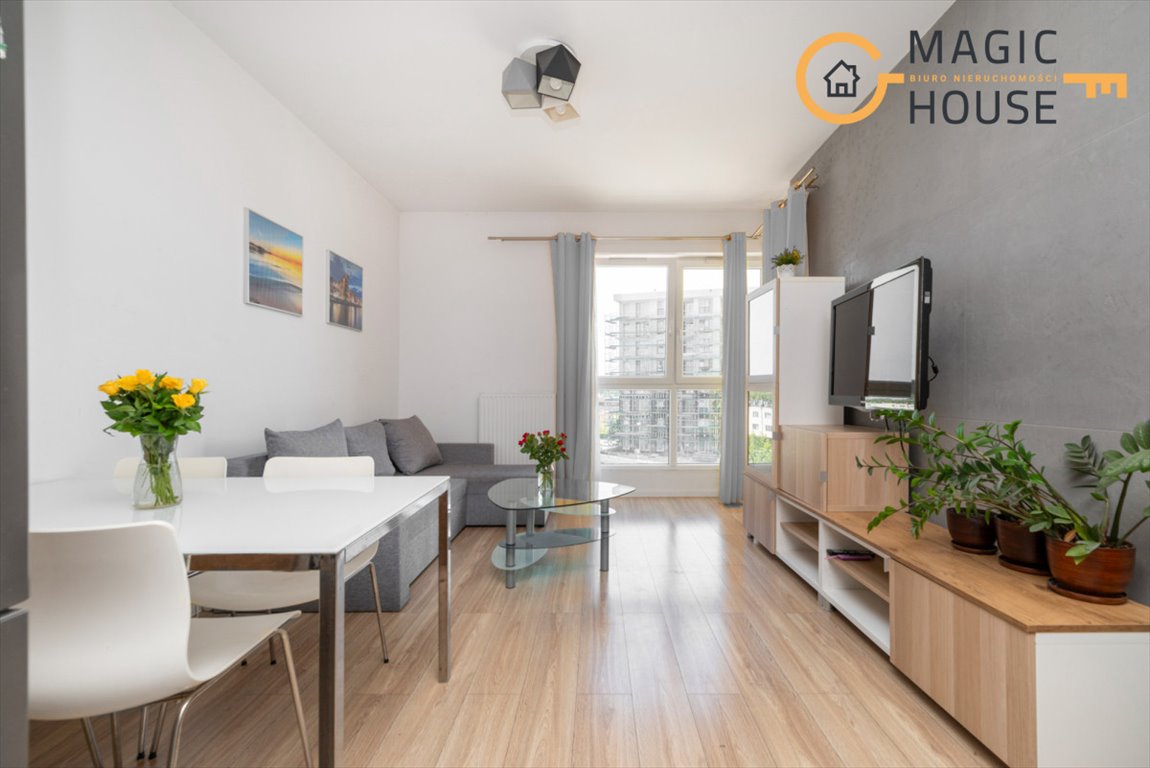 Nowoczesne 2-pokojowe mieszkanie 39 m2 z garażem i komórką Gdańsk, Morena, Stanisława Lema  39m2 Foto 1