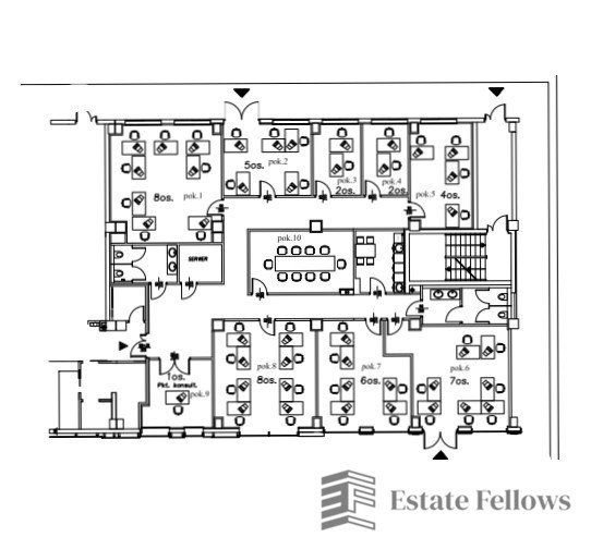 Nowoczesny biurowiec 2165 m² (podział, blisko A4 i lotniska) Kraków, Jasnogórska  2 100m2 Foto 1