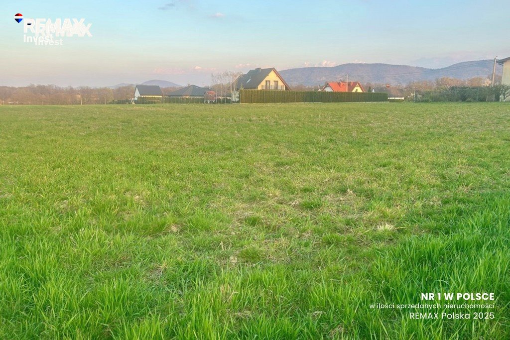 Działka 1108 m² w Pisarzowicach (widok na góry, las) Pisarzowice, Konwaliowa 0  1 108m2 Foto 1