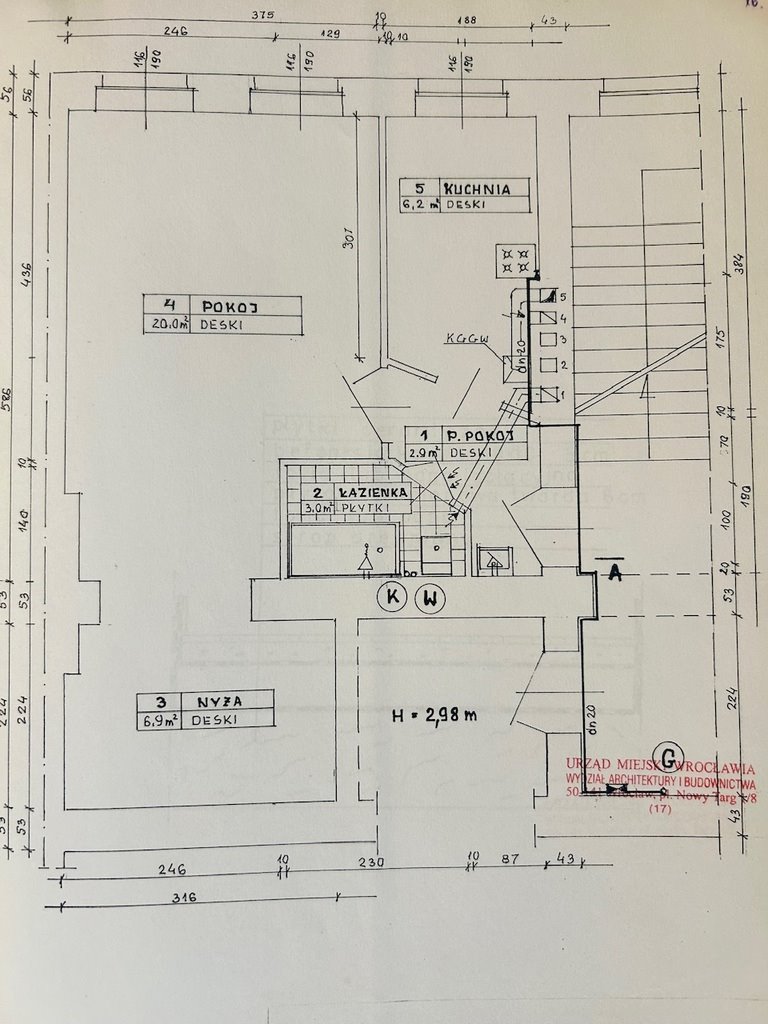 Kawalerka na sprzedaż Wrocław, Ołbin, Ołbin, Stefana Żeromskiego  41m2 Foto 2