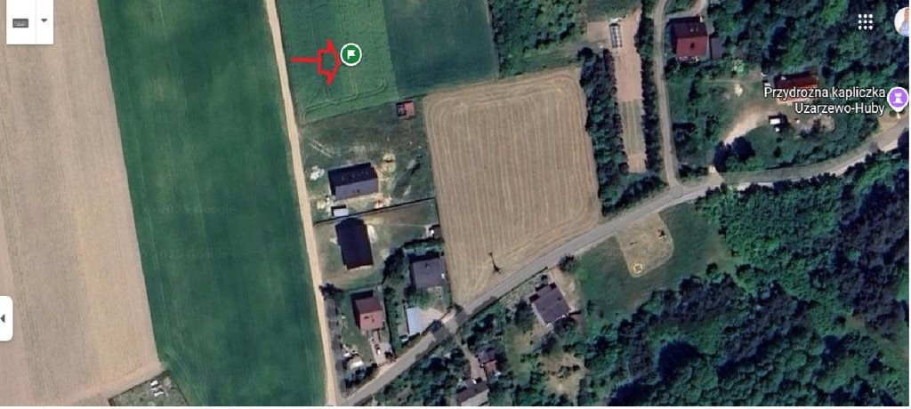 Działka budowlana na sprzedaż Uzarzewo-Huby  1 012m2 Foto 1