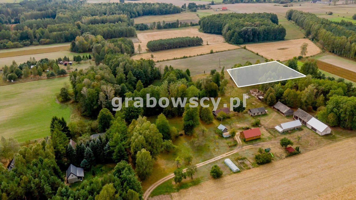 Urokliwa działka pod zabudowę w Wojszkach, 3 043 m² Wojszki  3 075m2 Foto 1
