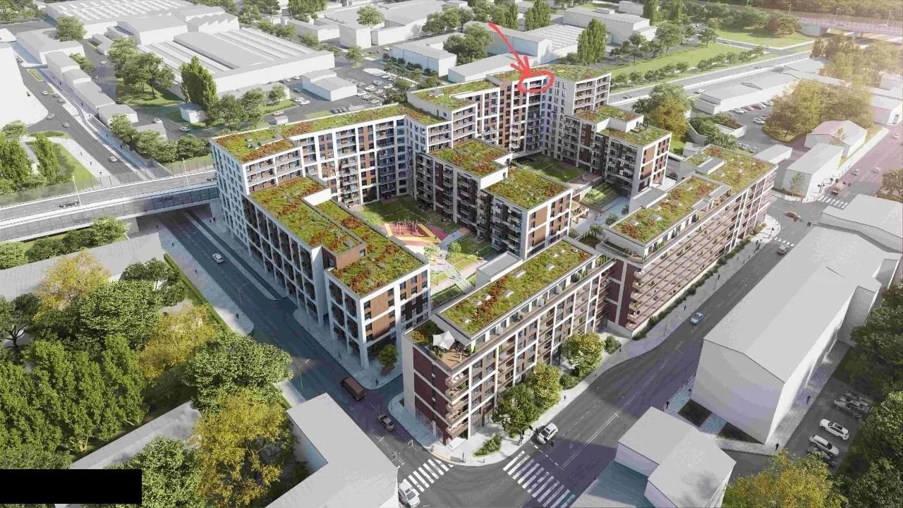 Nowoczesne 44,5 m² na ostatnim piętrze z panoramicznym widokiem Łódź, Śródmieście, Tuwima 88  45m2 Foto 1