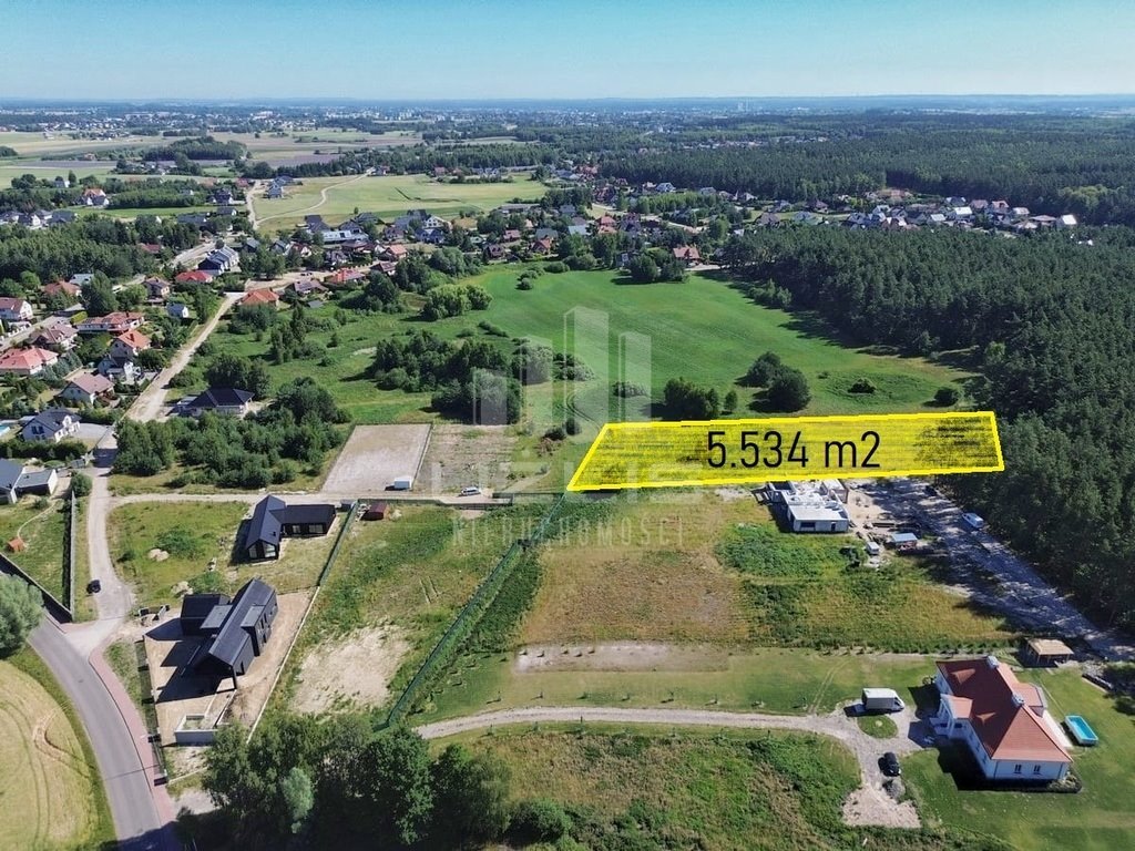 Działka 5534 m² z lasem, media, spokojna okolica - polecam Koteże  5 534m2 Foto 1