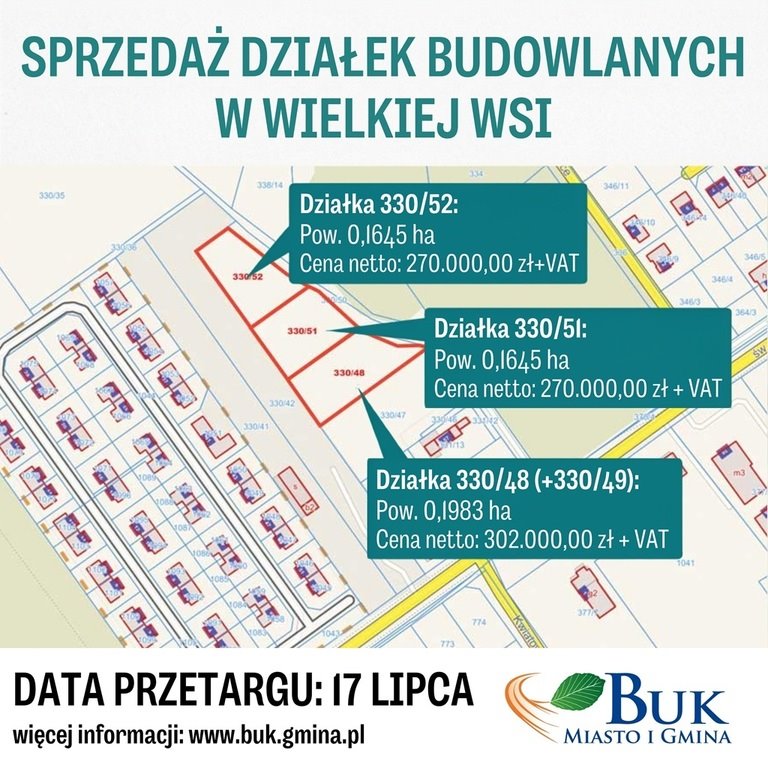 Działka pod zabudowę mieszkaniową w Wielkiej Wsi 1983 m2 Wielka Wieś  1 983m2 Foto 1