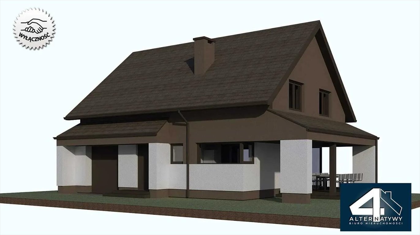 Dom deweloperski z garażem i dużą działką w Ujazdówku Ciechanów, Ujazdówek 1  159m2 Foto 1