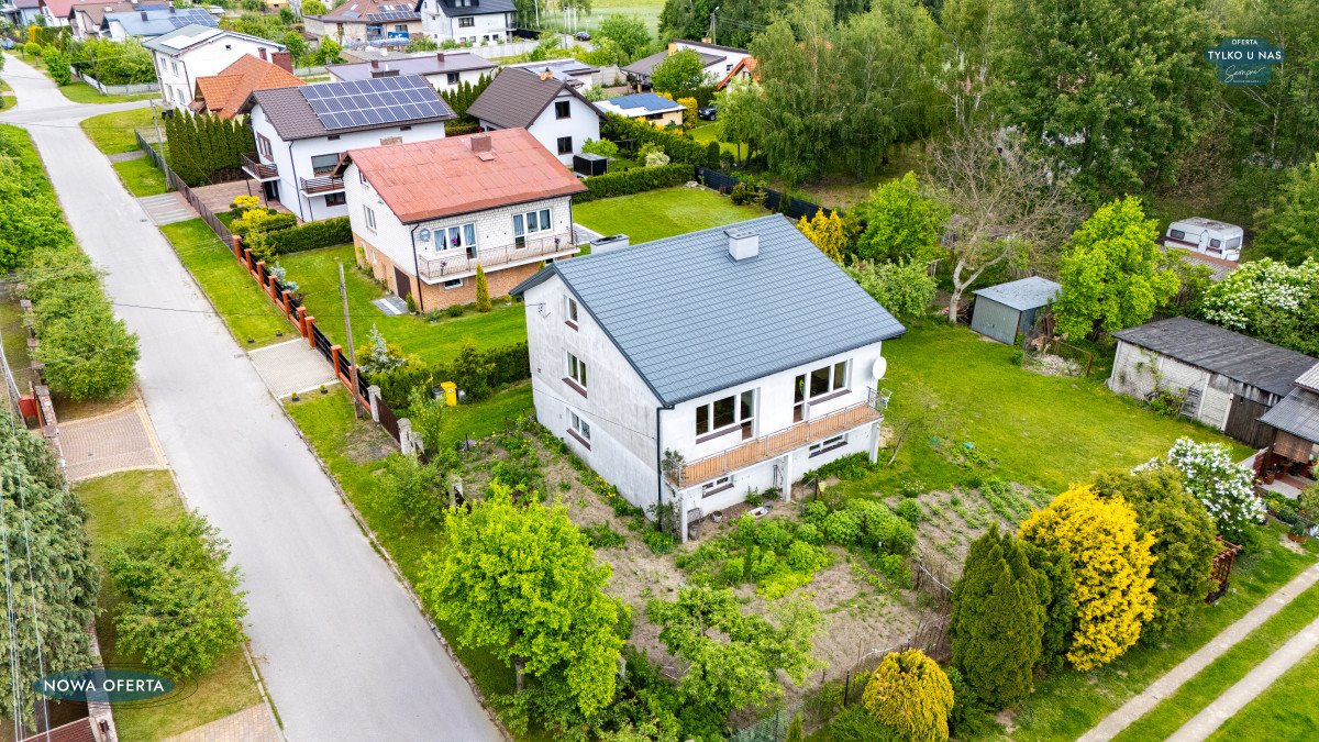 Na sprzedaż komfortowy dom 112 m² z ogrodem w Szadkowicach Szadkowice-Ogrodzim, Wiśniowa  212m2 Foto 1