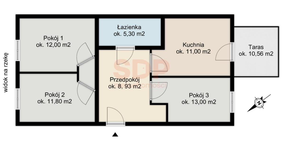 Mieszkanie trzypokojowe na sprzedaż Wrocław, Psie Pole, Karłowice, Długosza  65m2 Foto 13