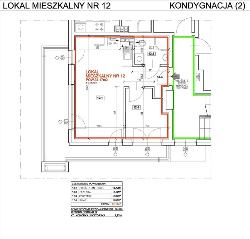 Mieszkanie dwupokojowe na sprzedaż Kraków, Bronowice, Smętna  31m2 Foto 9