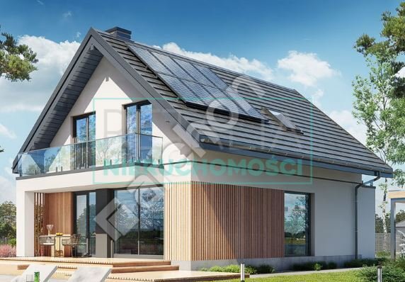 Dom wolnostojący w stanie surowym otwartym, 110 m2, działka 533 m2 Otrębusy  110m2 Foto 1