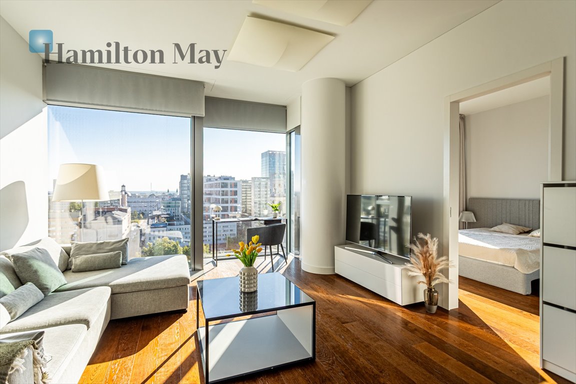 Polecam luksusowy apartament 54 m² z panoramicznym widokiem na Warszawę Warszawa, Śródmieście, Twarda  54m2 Foto 1
