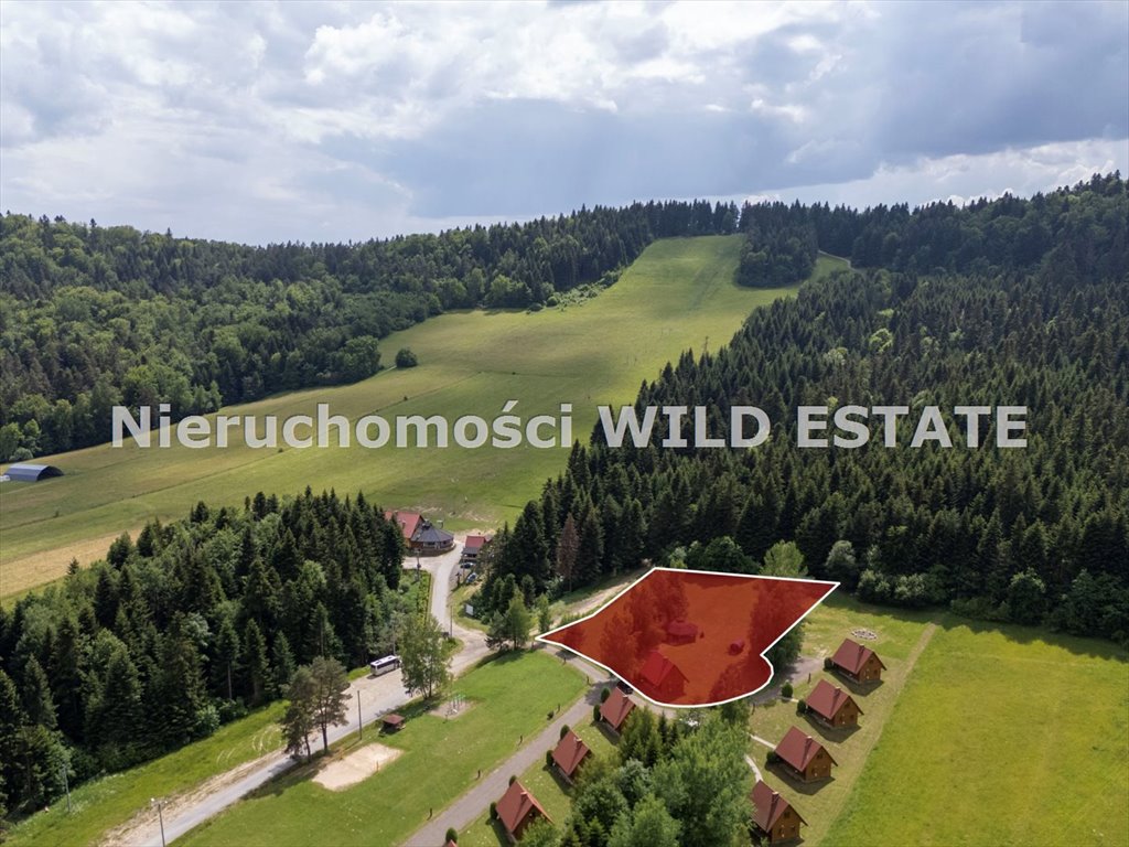 Do sprzedania rekreacyjny dom z sauną i tarasem w Weremieniu Lesko, Weremień  4 346m2 Foto 1