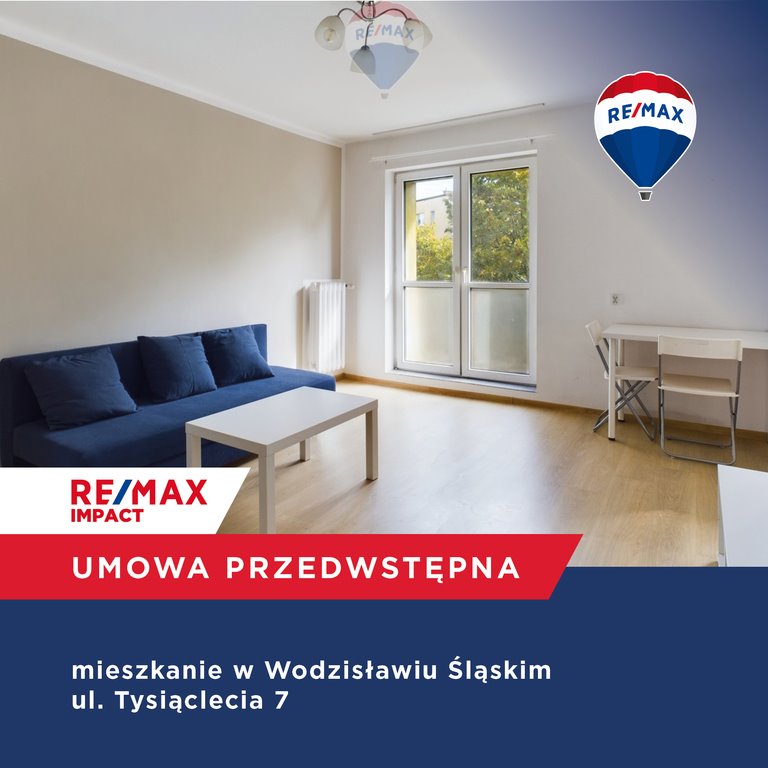 Kawalerka na sprzedaż Wodzisław Śląski, Tysiąclecia  32m2 Foto 1