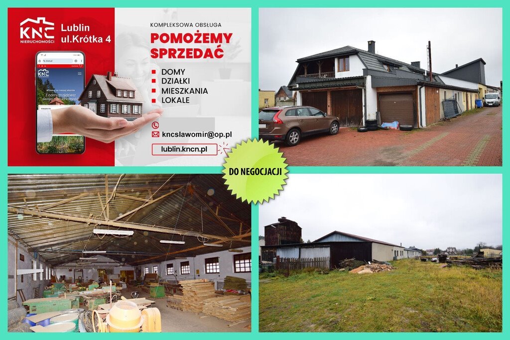 Sprzedam dużą halę 1100 m² z biurem w Wólce Abramowickiej Wólka Abramowicka  1 100m2 Foto 1