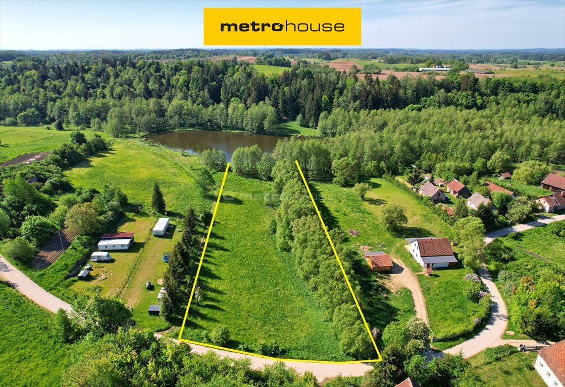 Działka nad jeziorem Dybowo z własną linią brzegową Dybowo  6 100m2 Foto 1