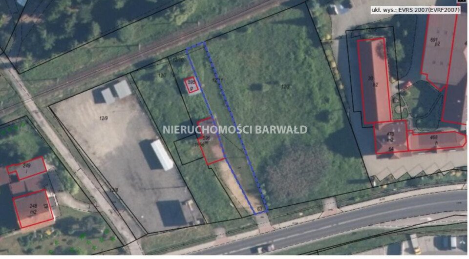 Działka usługowa 439 m² przy DK52, udział 1/2 Kalwaria Zebrzydowska  439m2 Foto 1