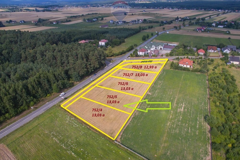 Działka budowlana na sprzedaż Chełmce 1 303m2 Foto 1 Działka budowlana na sprzedaż Chełmce 1 303m2 Foto 1